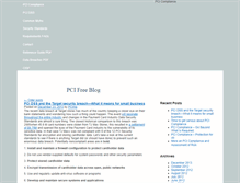 Tablet Screenshot of blog.pcifree.com